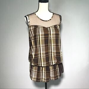 Perseption plaid tank
